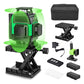 Nivel Láser Autonivelante 25m de 4D con 16 Líneas para Precisión Exacta - Shawty S0035G