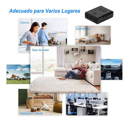 Mini Cámara Espía Wifi HD con Visión Nocturna y Detección de Movimiento