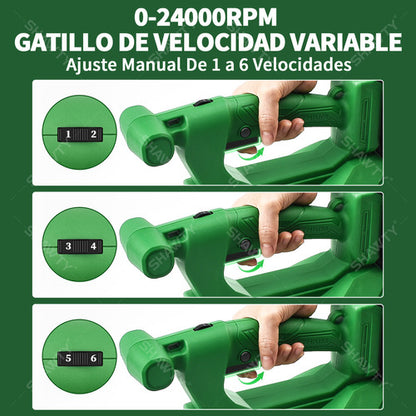 Sopladora Inalámbrica Shawty 20V - 2 Baterías + 6 Velocidades Ajustables