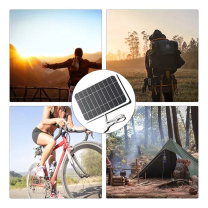 Cargador Panel Solar 5w 5v Puerto Usb - Metacompras