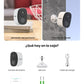 Cámara Seguridad Wifi Hd Exterior 3mp Con Batería Recargable