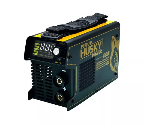 Soldadora inverter Swedish Husky Power HKS-140 negra y amarilla 60Hz 110V/220V - Metacompras