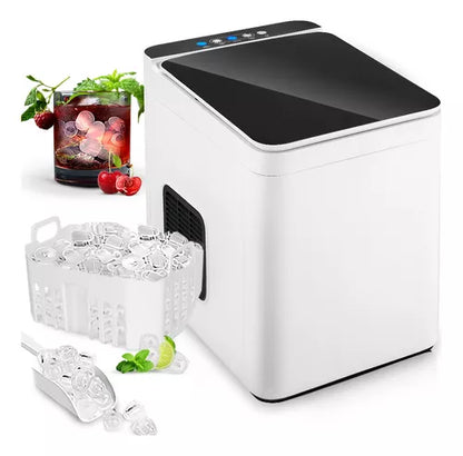Máquina Para Hacer Hielo Eléctrica 15kg en 24h - Producción Rápida y Autolimpiante