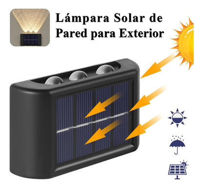 2pcs De Lámparas Luz Solares Led Para El Jardín De Exterior