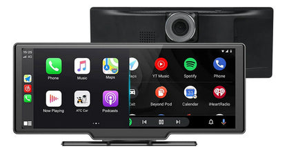 Pantalla Portátil Zucooler Wagen con Wireless CarPlay/Android Auto y DVR HD
