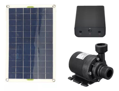 Kit Bomba De Agua Solar 50w Panel 800l/h 12v Bajo Ruido - Metacompras