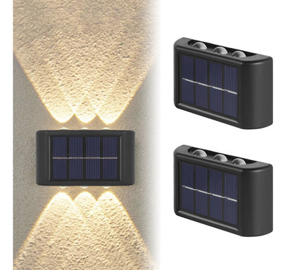 2pcs De Lámparas Luz Solares Led Para El Jardín De Exterior