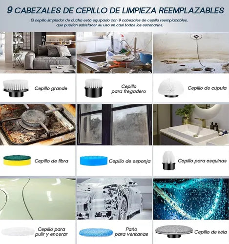 Cepillo eléctrico recargable para limpieza sin esfuerzo y eficacia superior - Metacompras