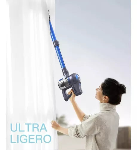 Aspiradora inalámbrica 6 en 1 Greenote GSC50 23Kpa 200W gris y azul