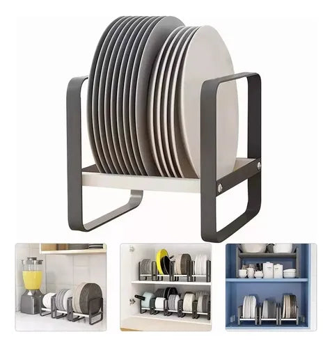 Organizador de Platos Multiusos para Cocina - Soporte Práctico y Funcional