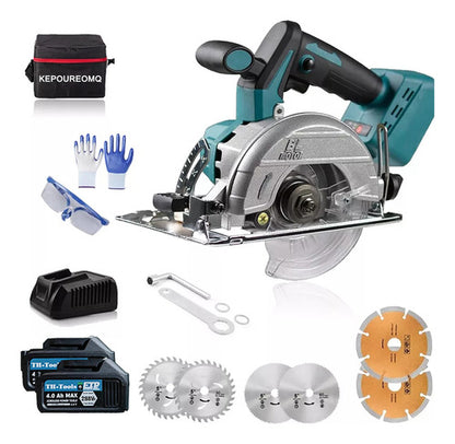 Sierra Circular Eléctrica Recargable 1500W - Portátil y de Corte Preciso - Metacompras