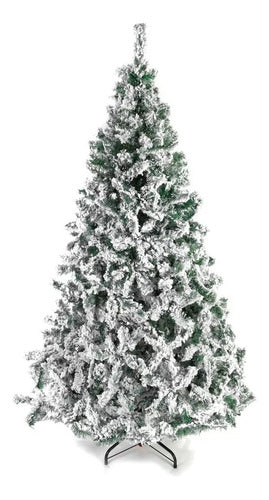 Arbol Artificial 2.1M Frondoso Nevado