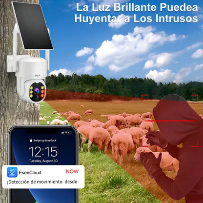 Cámara de Seguridad Wireless G2007 para Exteriores con SIM 4G