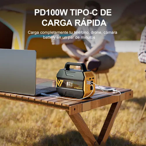 Vtoman Flashspeed 300 Generador Solar 230Wh/300W Portátil y Eficiente - Metacompras