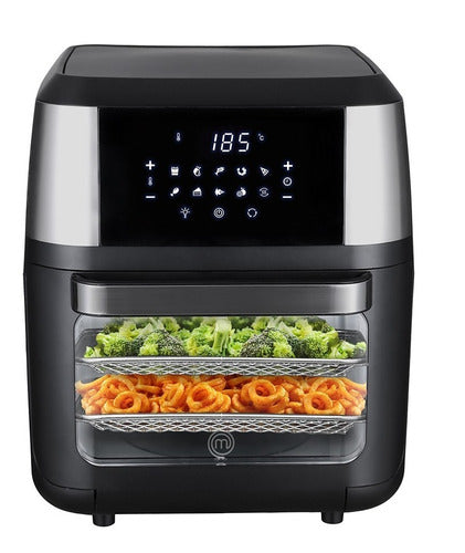 Freidora de Aire MasterChef Premium Multifuncional 12 en 1 - Acabado Negro Mate - Metacompras