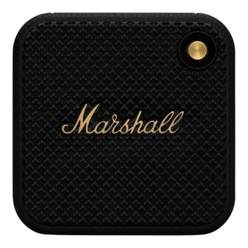 Parlante Portátil Bluetooth Marshall Willen Black And Brass