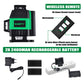 Nivel Láser Autonivelante 25m de 4D con 16 Líneas para Precisión Exacta - Shawty S0035G