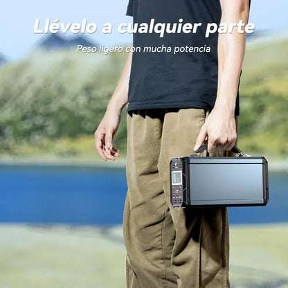 Banco de Energía Flashfish G300 300W – Generador Solar Portátil para Camping y Emergencias