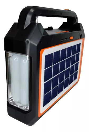 Bocina Radio Solar Bluetooth Con Luz Led Recargable - Metacompras