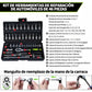 Kit Completo de Herramientas Eléctricas 46pcs: Llaves de Impacto y Taladro Inalámbrico