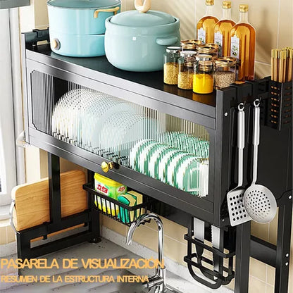 Escurridor De Trastes 3 niveles gabinete - Metacompras