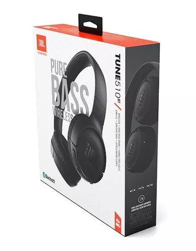 Audífonos inalámbricos JBL Tune 510BT JBLT510BT negro - Metacompras