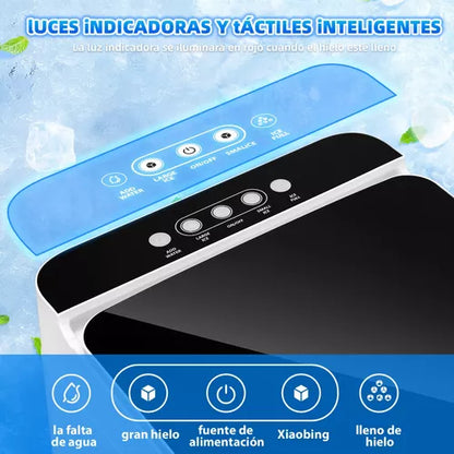 Máquina Para Hacer Hielo Eléctrica 15kg en 24h - Producción Rápida y Autolimpiante