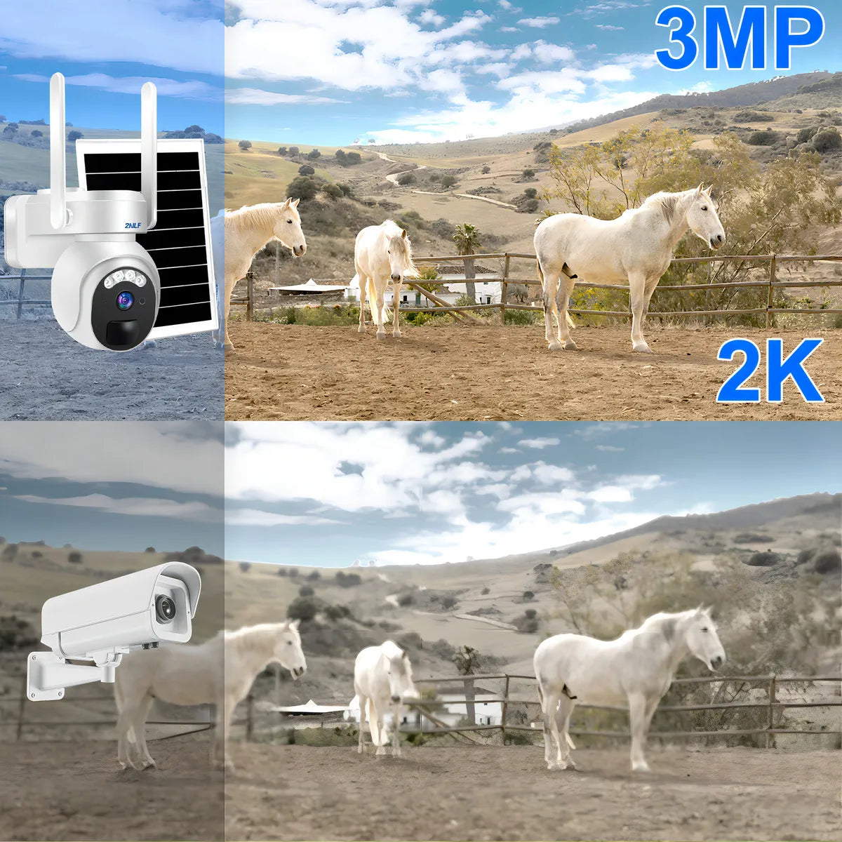 Cámara de Seguridad Solar 4G para Exteriores con Tarjeta SIM incluida - Metacompras