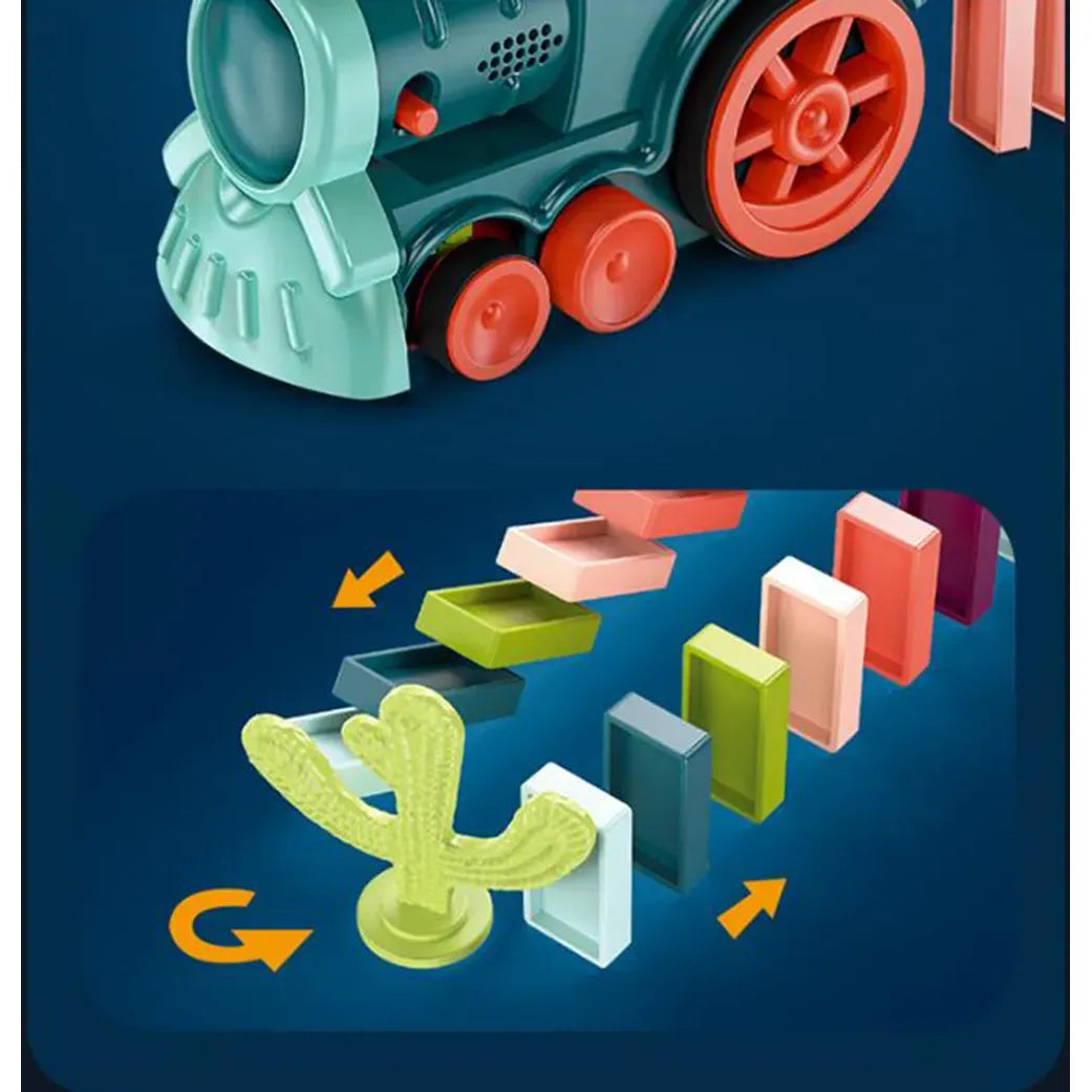 Kids' Domino Train Set - Fosters Creativity and Fun