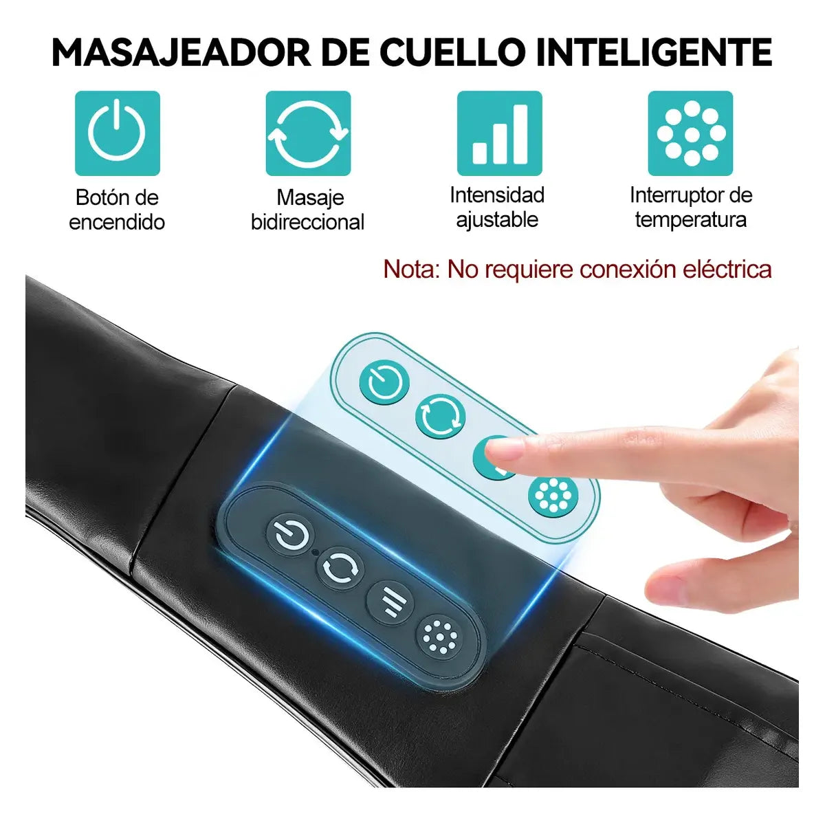 Shiatsu Massager with Heat for Neck and Back Pain Relief