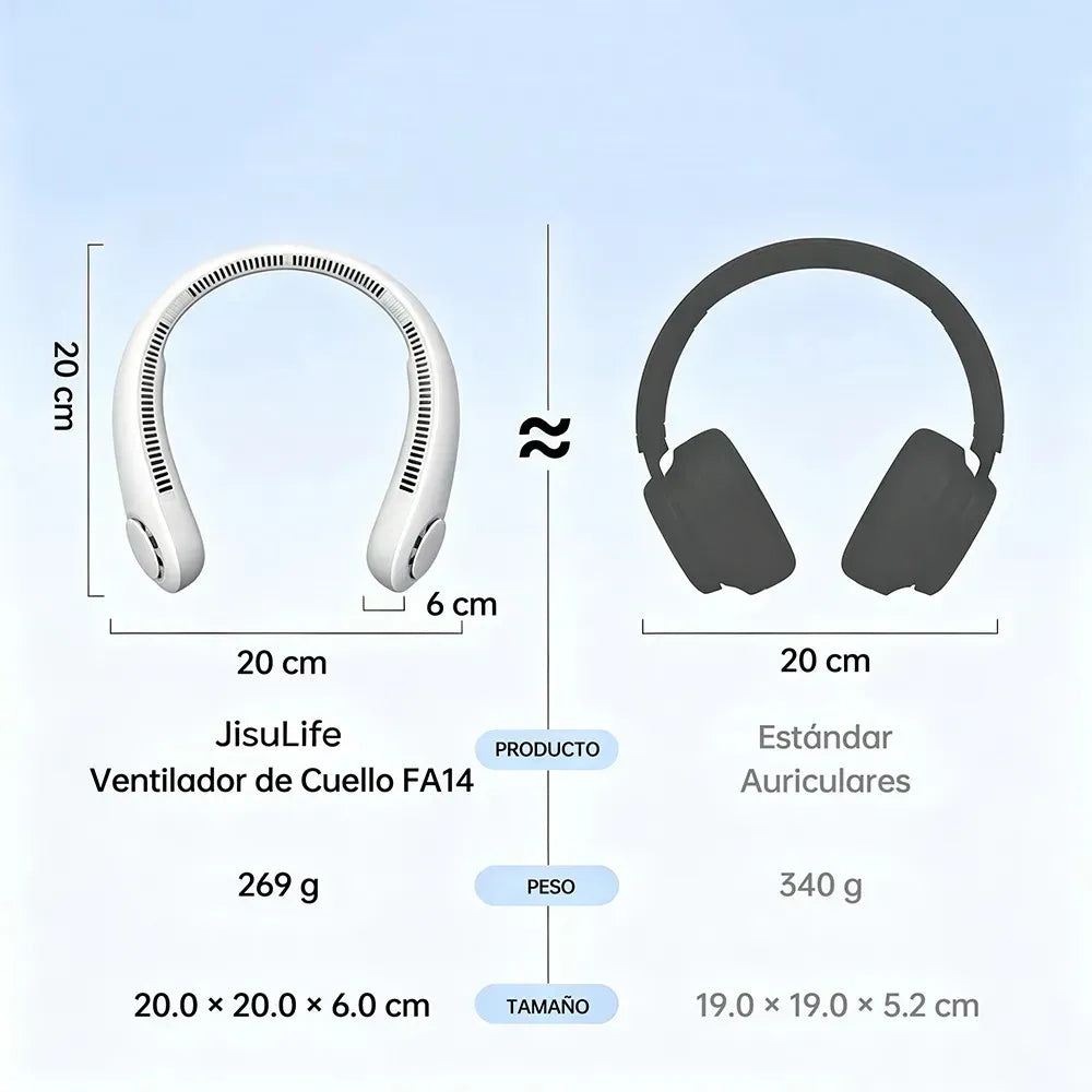 Silent and USB Rechargeable Portable Fan Ideal for Travel
