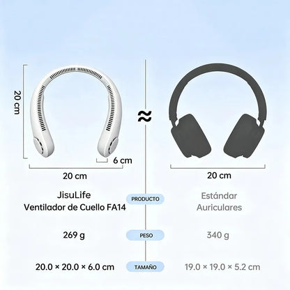 Silent and USB Rechargeable Portable Fan Ideal for Travel