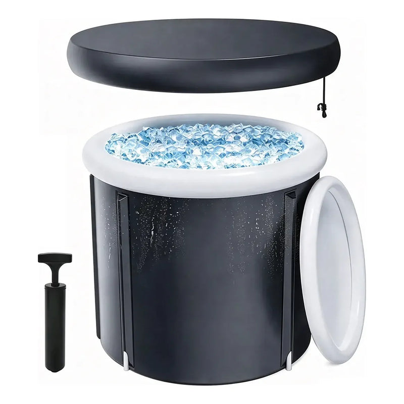 Bañera Plegable Extragrande para Baños de Hielo y Relajación en Casa