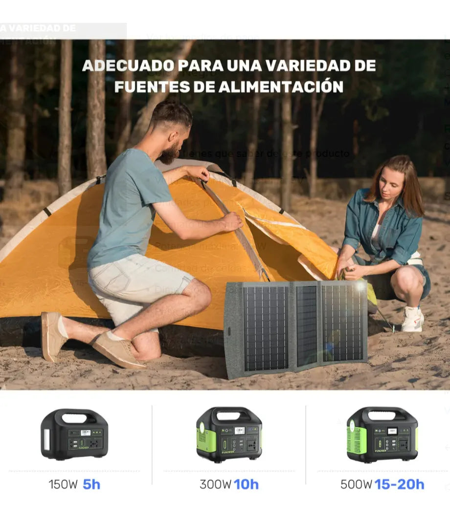 Cargador Solar Portátil 30W Impermeable IP65 con Interfaz Tipo-C - Metacompras