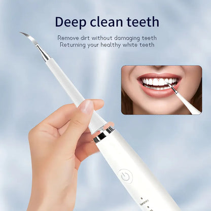 Kit Eléctrico de Limpieza Dental 3 en 1 para Eliminar Sarro y Manchas