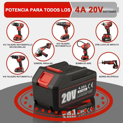 20V 4Ah 5-inch Cordless Angle Grinder for Heavy Duty Work