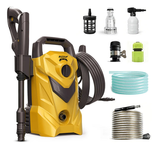 Hidrolavadora Eléctrica 1200W 1700 PSI Alta Presión 390L/h Amarillo - Metacompras