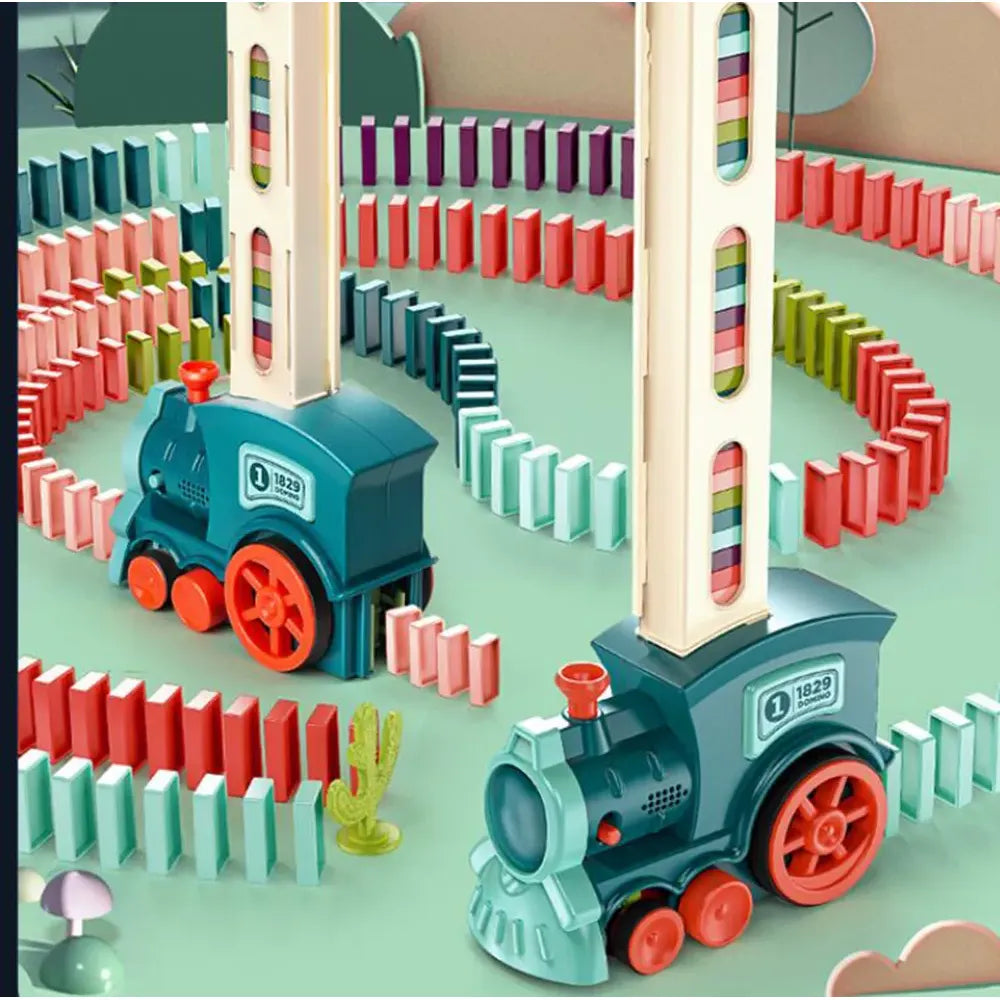 Kids' Domino Train Set - Fosters Creativity and Fun