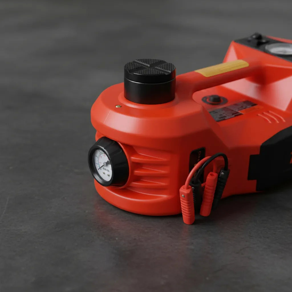 Gato Hidráulico Eléctrico 5t 12v para Auto - Elevación Rápida y Segura - Metacompras