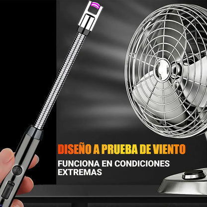 Kit de 3 Encendedores Eléctricos Recargables Multiusos para Cocina
