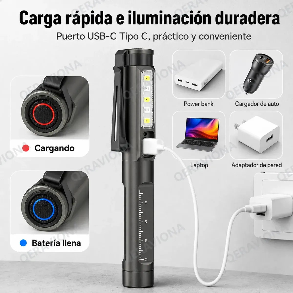 Rechargeable Waterproof Durable UV Medical Lamp