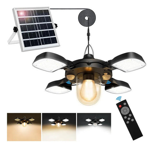 192 Luces Solares LED para Interiores y Exteriores - 5 Modos de Iluminación - Metacompras