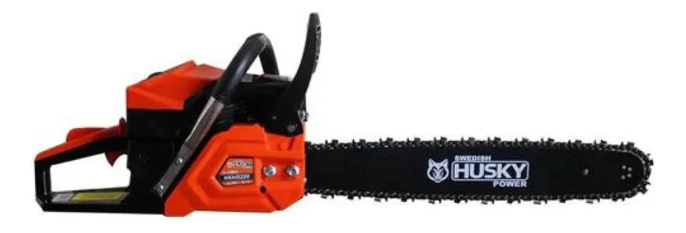 Motosierra de Gasolina 52cc 2.5hp con Espada de 20p Color Naranja