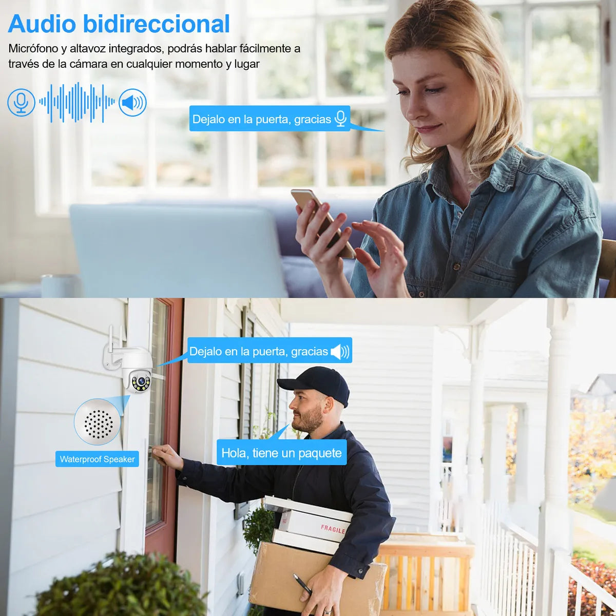 Kit Completo de 4 Cámaras de Seguridad Wifi 3MP con Visión Nocturna y NVR - Metacompras