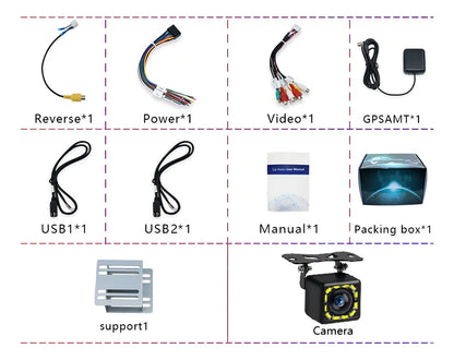 Coche Estéreo 2 Din 7" Android 13 con GPS y Wifi - Paquete Especial