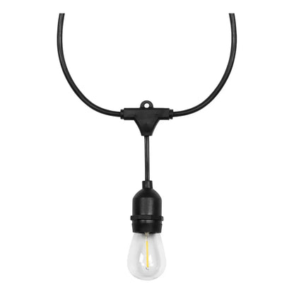 Serie de Luces Vintage LED 15 Focos 14.6m para Jardines y Eventos