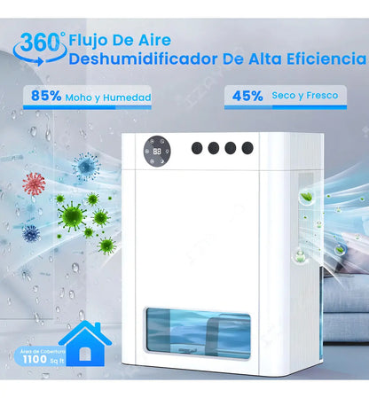 Smart Silent Dehumidifier for 100 m² Rooms