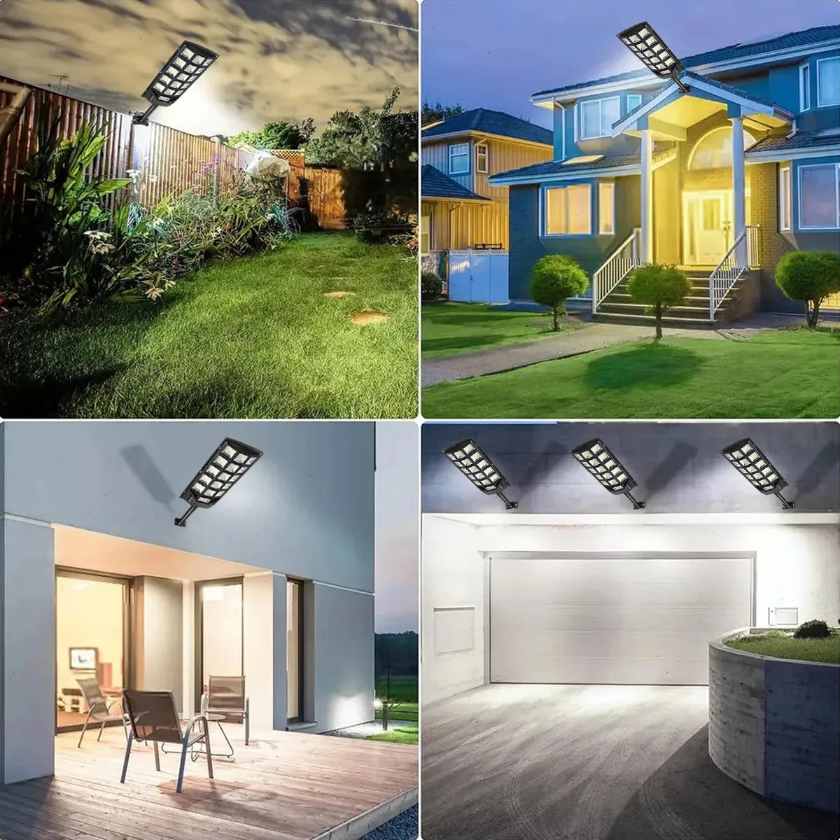 Lámpara LED Solar Exterior 4800W para Alumbrado Público Eficiente - Metacompras