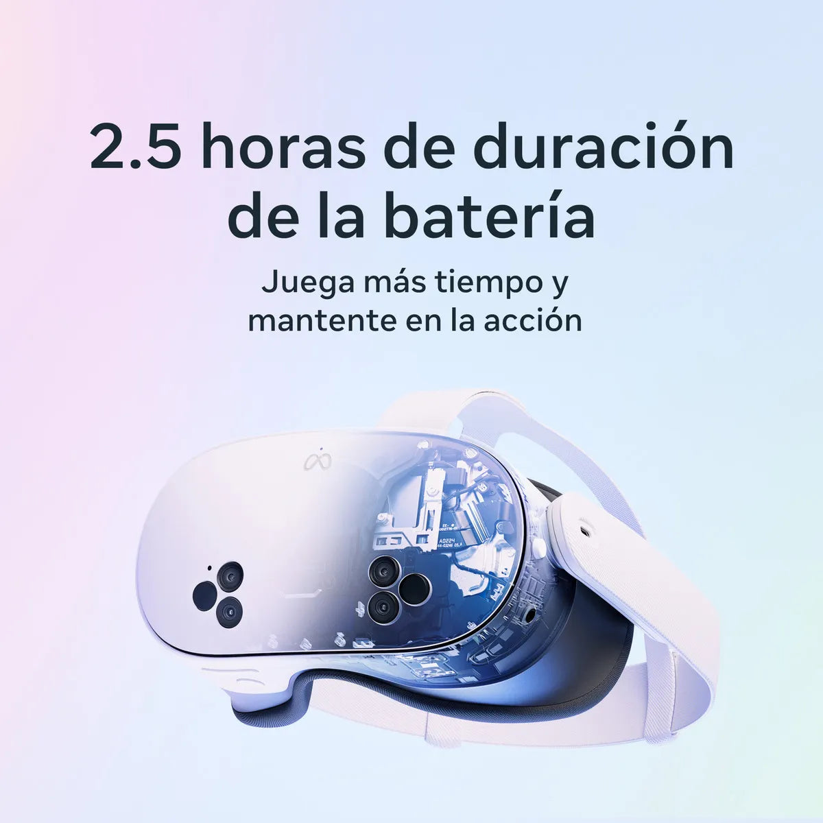 Meta Quest 3S 256 GB | Visor VR — Sube de nivel con el doble de almacenamiento — 2X potencia gráfica — Realidad virtual sin cables — Acceso a más de 40 juegos con una prueba de 3 meses de Meta Horizon