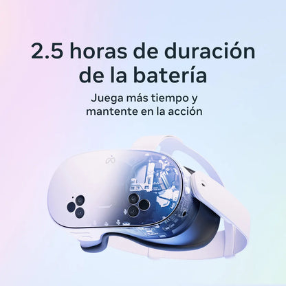 Meta Quest 3S 256 GB | Visor VR — Sube de nivel con el doble de almacenamiento — 2X potencia gráfica — Realidad virtual sin cables — Acceso a más de 40 juegos con una prueba de 3 meses de Meta Horizon